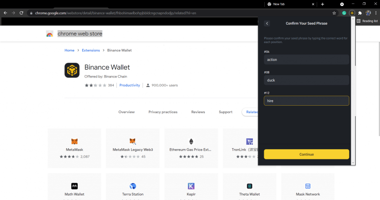 Binance Smart Chain BSC Get Start And Create A Binance Chain Wallet