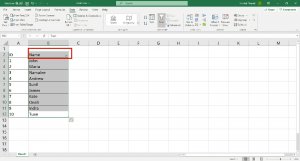 How to alphabetize in Excel using Excel functions and keyboard shortcuts