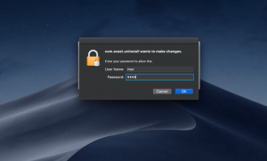 how to uninstall avast mac from top bar