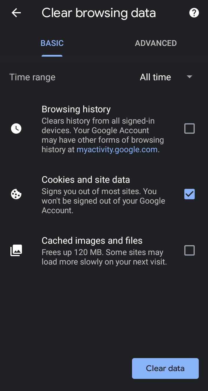 How to Clear Cookies on Android?