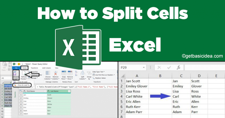 How To Split Cells In Excel Split Data Into Multiple Columns MS Excel