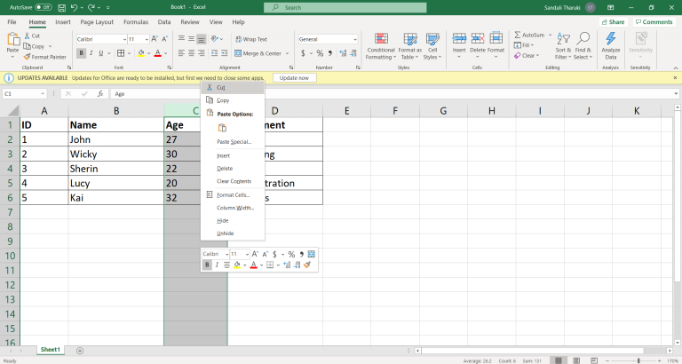 How to Move Columns in Excel with Easy Methods