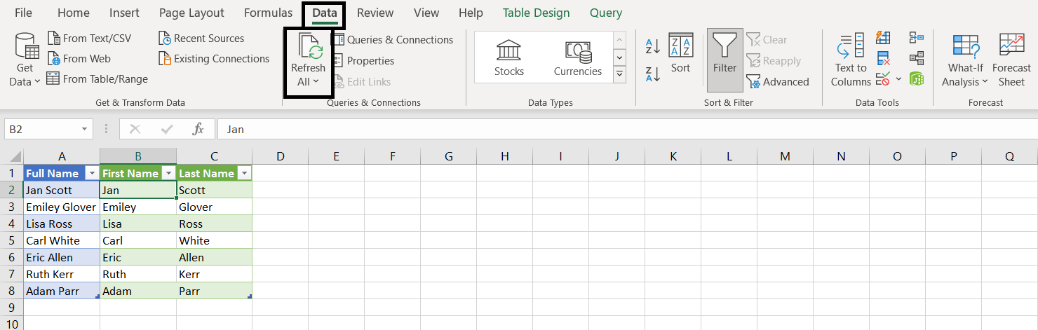 How to Split Cells in Excel - Split data into multiple columns | MS Excel