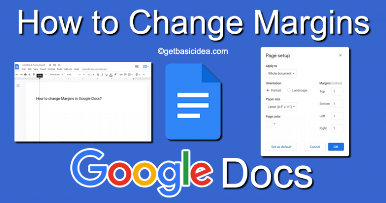 How to Change Margins In Google Docs? | Docs Editors Help