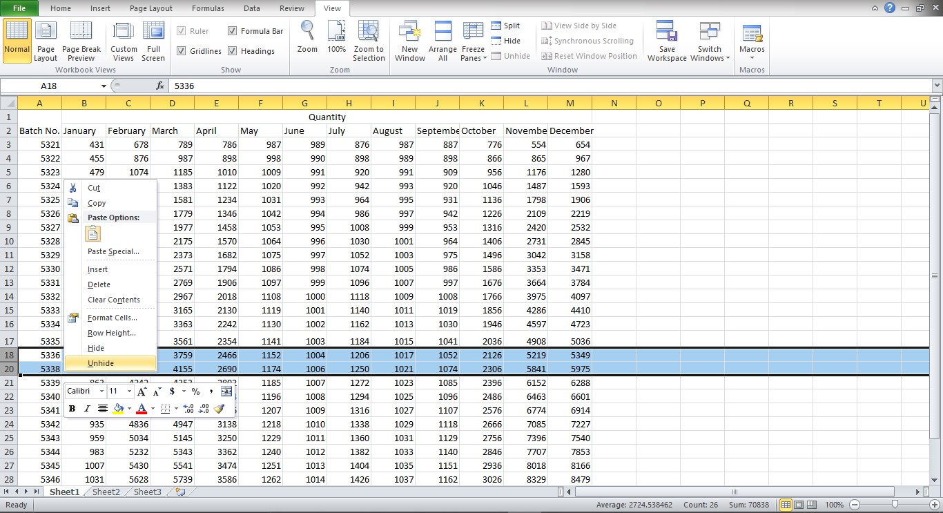 How to Hide Columns in Excel? - Get Basic Idea