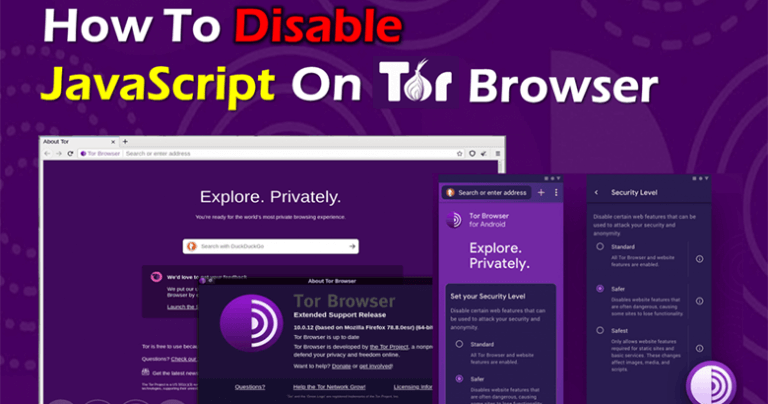 how to disable javascript in tor mobile